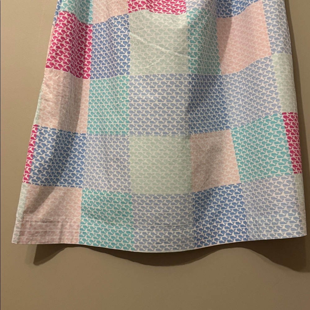 NWT- Vineyard Vines for Target Whale Patchwork Print Dress, multi color, XL - Picture 5 of 10